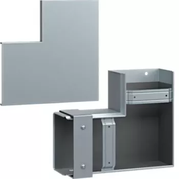 Hager FWK-Plus plakanais leņķis 100x150 mm cinkots ugunsdrošības kabeļu teknēm FWKP1001505VERZ
