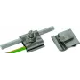 DEHN Universālais zemējuma spaile M8 apaļiem vadītājiem 8-10 mm un 4-50 mm² vadiem, nerūsējošais tērauds (540250)