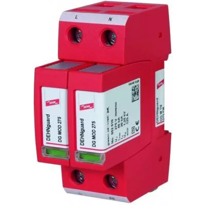 DEHN DG M TN 275 FM 2 polu 2. tipa pārsprieguma aizsargs 275V AC 40kA