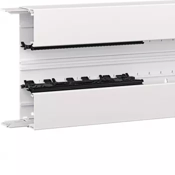 Hager BRN6521019016 Parapeta kanāla apakšējā daļa, 65x210mm, tīri balta, 2m