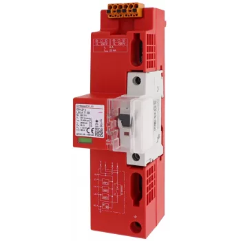 DEHN DSH ZP 2 LSG A TT 25 zibens un pārsprieguma aizsargs, 1.+2. tips, 2 polu, 255V, 909231