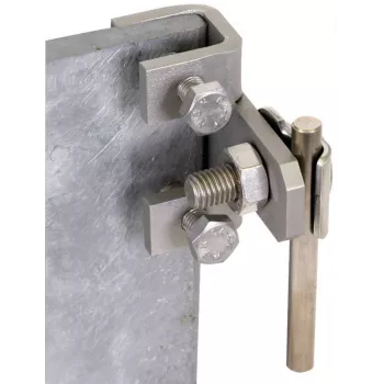 DEHNclip potenciālu izlīdzināšanas skava 372219, horizontāla, nerūsējošais tērauds, apaļiem 8-10mm un plakaniem 30x3,5mm vadītājiem
