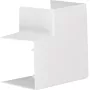 Hager LFF6006059016 plakanais leņķis 60x60 mm balts