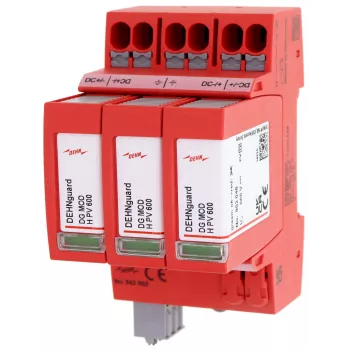 DEHN DG MP YPV 1200 FM 2. tipa pārsprieguma novadītājs fotoelementu sistēmām līdz 1170 V DC 942565