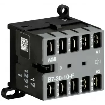 ABB B7-30-10-F-01 Mini kontaktor, 3 polu, 1 NO, 24-60 V AC/DC spole, 9 A AC-3 GJL1311003R0101