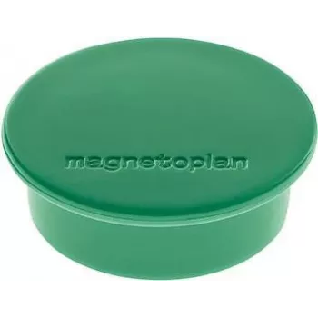 Magnetoplan Discofix apaļie magnēti zaļi, pilnserdes ferīts, 2,2 kg, 10 gab. 1662005