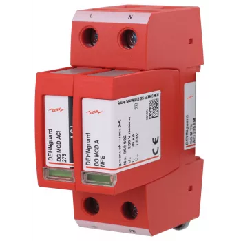 DEHN DEHNguard M TN ACI 275 FM 2 polu 275V 2. tipa pārsprieguma aizsargs ar tālvadības signalizāciju 952220