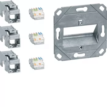 Hager Teha GMKSRJ45C6A3 Cat.6A ekranēts RJ45 savienojuma modulis