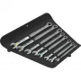 Wera 6007 Joker Imperial 8 gabalu kombinēto uzgriežņu atslēgu komplekts, 5/16 inch–3/4 inch, hroma-molibdēna tērauds, tekstila maciņš 05020385001