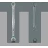 Wera 6007 Joker Imperial 8 gabalu kombinēto uzgriežņu atslēgu komplekts, 5/16 inch–3/4 inch, hroma-molibdēna tērauds, tekstila maciņš 05020385001