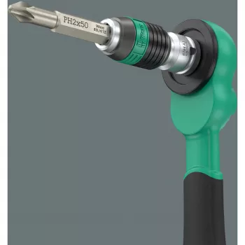 Wera 8100 SA 15 Zyklop 1/4 inch sprūdrata atslēga ar grozāmu galvu un Kraftform rokturi 05005542001