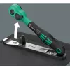 Wera 8100 SA 15 Zyklop 1/4 inch sprūdrata atslēga ar grozāmu galvu un Kraftform rokturi 05005542001