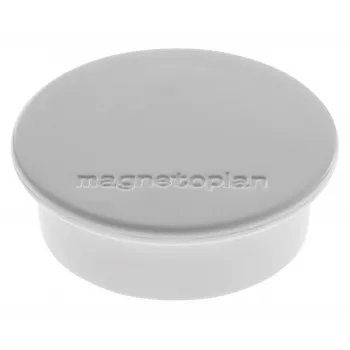 Magnetoplan Discofix apaļais magnēts, pelēks, ar cietu ferīta serdi, 2,2 kg turēšanas spēks (1662001)
