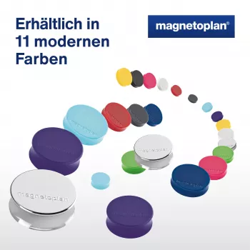 MAGNETOPLAN HOLTZ Magnēts Ergo Medium 1664018 30mm rozā 10 gab.