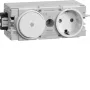 HAGER GS11009016 Schuko kontaktligzda ar pārslēga slēdzi, satiksmes balta