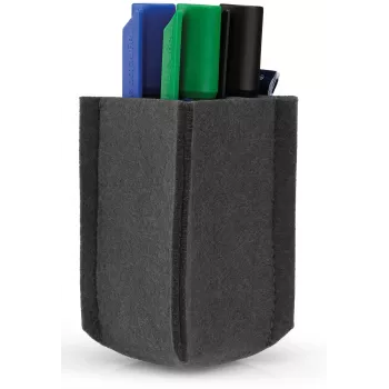 magnetoplan magnetoTray mazais pildspalvu turētājs, pelēks filcs, 100% pārstrādāts PET, magnētisks 1227601