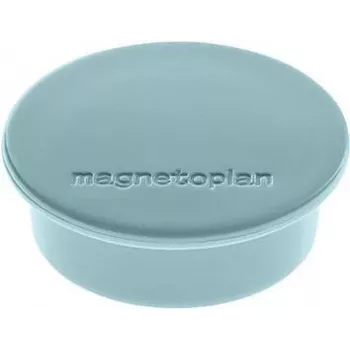 MAGNETOPLAN HOLTZ Discofix apaļais magnēts zilā krāsā, pilnserdes ferīts, turēšanas spēks 2,2 kg, 10 gabalu iepakojums (1662003)