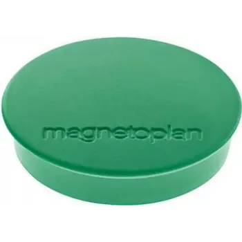 Magnetoplan Discofix apaļais magnēts Standard, zaļš ar cieto ferīta serdi, turēšanas spēks aptuveni 0,7 kg (1664205)