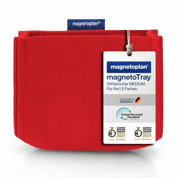 magnetoplan magnetoTray big 1227706 pildspalvu paliktnis, sarkans