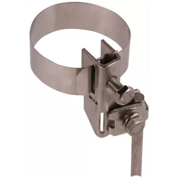 DEHN 540100 antenas stiprinājuma skava masta un cauruļu montāžai, nerūsējošais tērauds, 27-165 mm