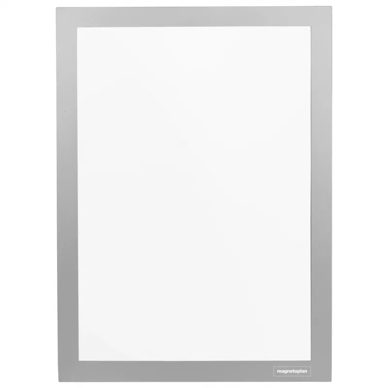 magnetoplan magnetofix Info Frame DIN A6 sudraba pašlīmējošs abpusējs atverams 1132132
