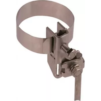DEHN BRS 27.89 AK1X10 2X6.8 V2A nerūsējošā tērauda cauruļu skava zibensaizsardzībai 540103