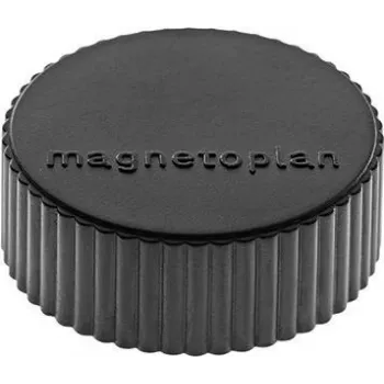 magnetoplan Discofix apaļais magnēts magnum, melns ar pilnu ferīta serdi, turēšanas spēks aptuveni 2,0 kg (1660012)