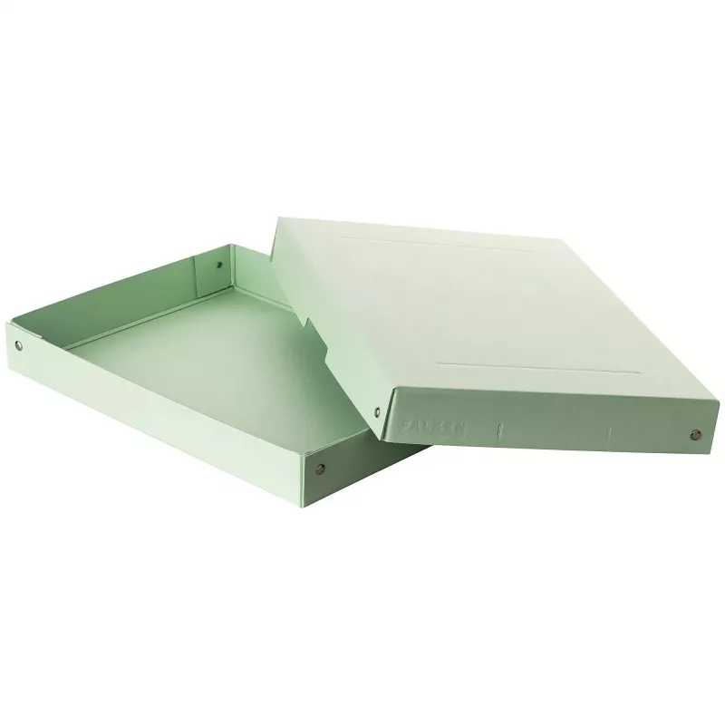 FALKEN PURE glabāšanas kaste 500 lapām pasteļzaļā krāsā 24,0 x 32,0 x 4,0 cm, 1 gab (22001904000F)