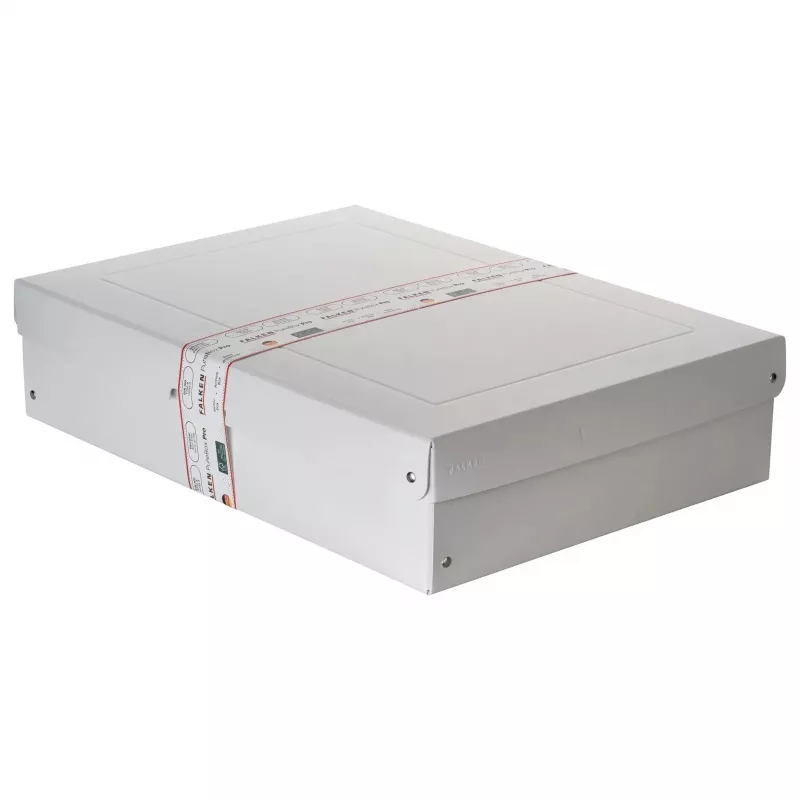 FALKEN PURE dokumentu glabāšanas kaste 1250 lapām, balta, 32,0 x 44,0 x 10,0 cm, 22002168000F