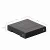 FALKEN PURE glabāšanas kaste 120x120 mm, 310 lapām, melna 22001736000F