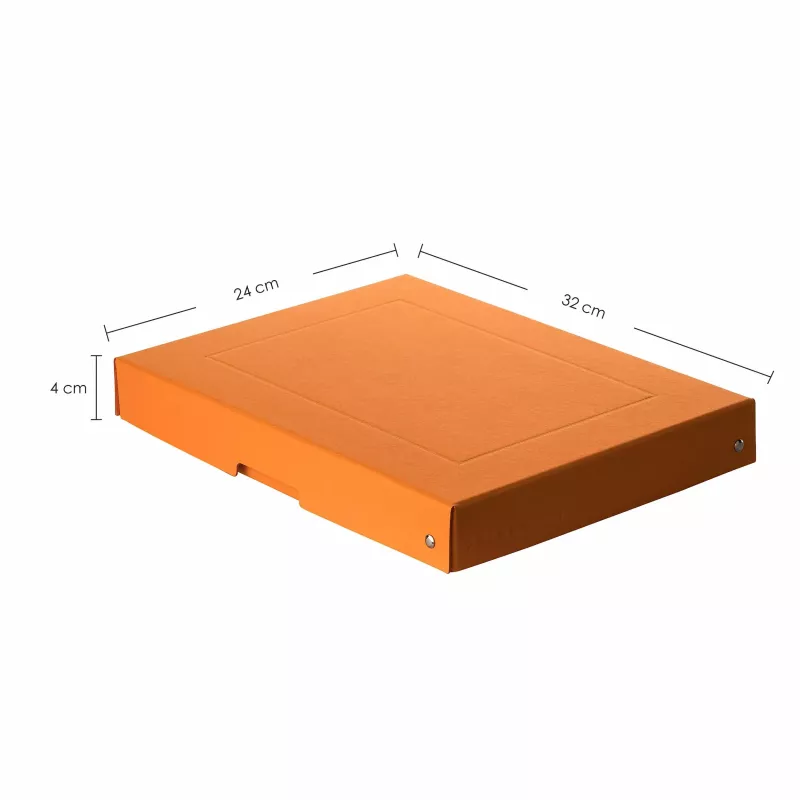 FALKEN PURE dokumentu glabāšanas kaste 500 lapām Pastel Orange 24,0 x 32,0 x 4,0 cm 22001832000F