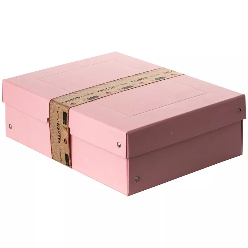FALKEN PURE glabāšanas kaste 1250 lapām pasteļrozā 24.0 x 32.0 x 10.0 cm 22001888000F