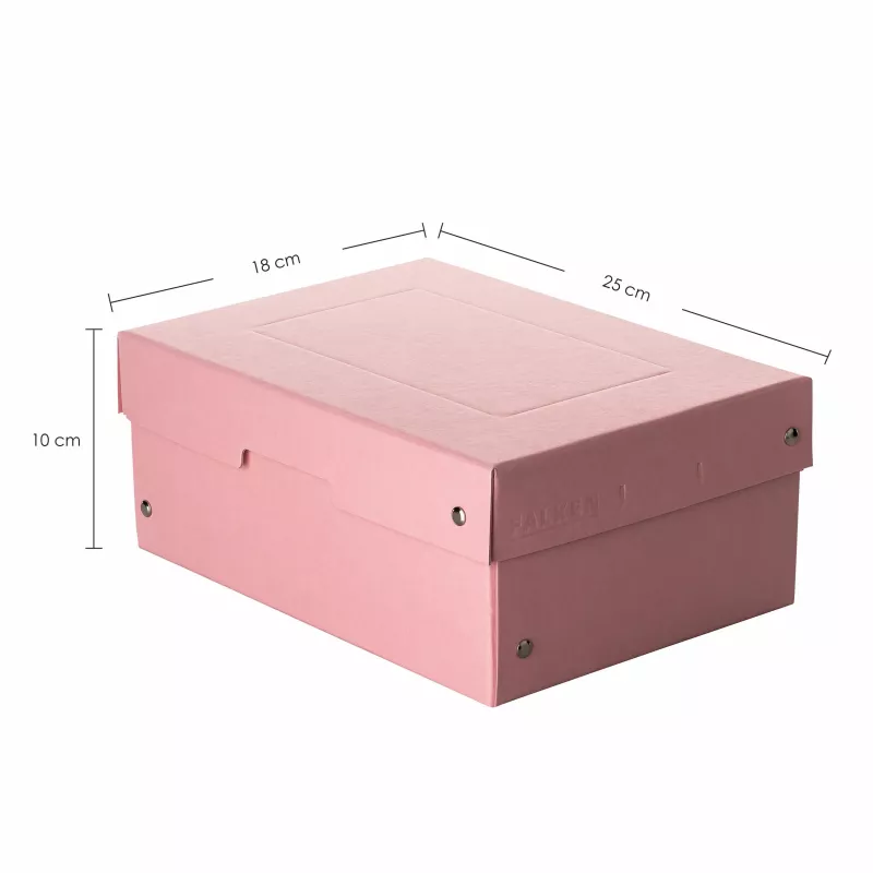FALKEN PURE Dokumentu glabāšanas kaste 1250 lapām pasteļrozā 18,0 x 25,0 x 10,0 cm, 1 gab. 22001896000F