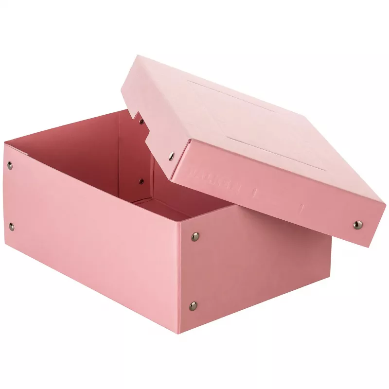 FALKEN PURE Dokumentu glabāšanas kaste 1250 lapām pasteļrozā 18,0 x 25,0 x 10,0 cm, 1 gab. 22001896000F