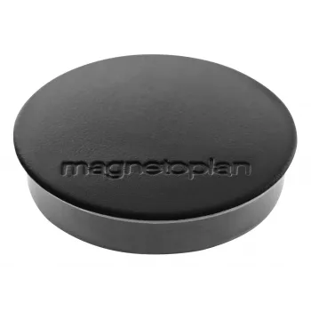 MAGNETOPLAN HOLTZ Discofix apaļais magnēts Standard melns, ferīta kodols, 0,7 kg turēšanas spēks, 30 mm, 10 gab.