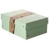 FALKEN PURE glabāšanas kaste 1250 lapām pasteļzaļa 18 x 25 x 10 cm 22001920000F
