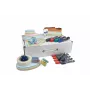 MAGNETOPLAN HOLTZ Trainer Basic Set, kartona koferis ar 2800 detaļām, identisks moderācijas koferim 11115 (11000)