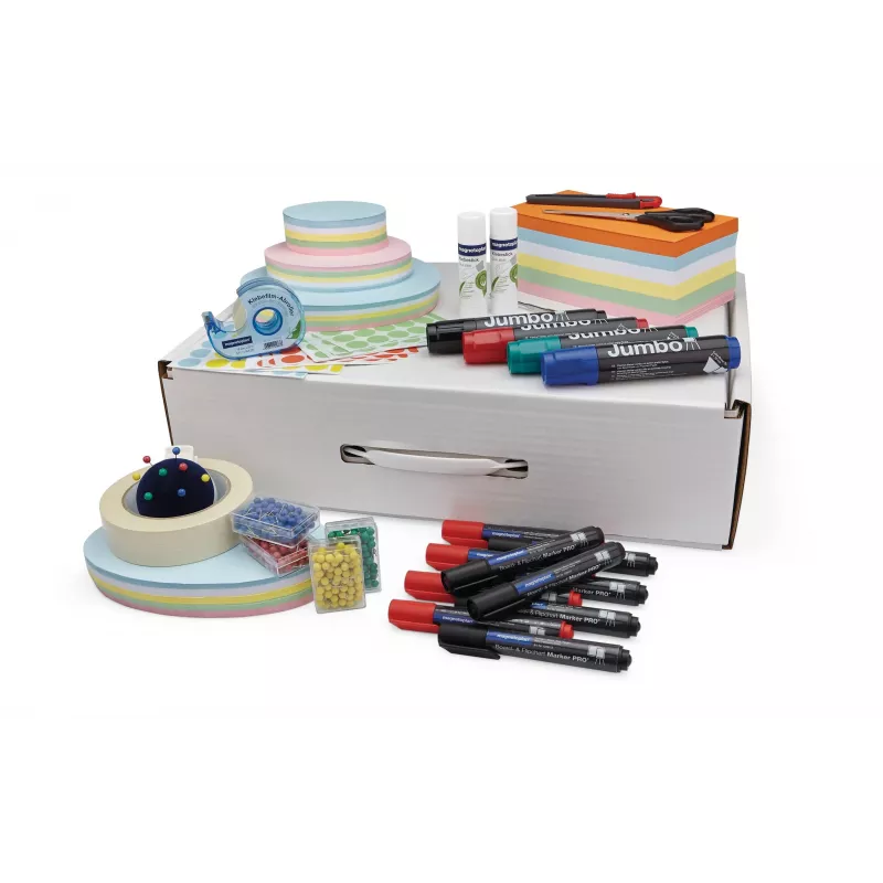 MAGNETOPLAN HOLTZ Trainer Basic Set, kartona koferis ar 2800 detaļām, identisks moderācijas koferim 11115 (11000)