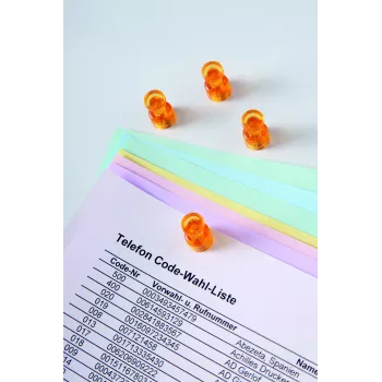 Magnetoplan magnētiskais piezīmju turētājs, zils, 4 gab., tur līdz 9 DIN A4 lapām 1666114