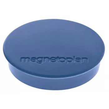 MAGNETOPLAN HOLTZ Discofix apaļais magnēts Standard, tumši zils, pilnserdes ferīts, 0,7 kg turēšanas spēks, 10 gabali (1664214)