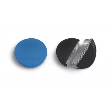 MAGNETOPLAN HOLTZ Discofix apaļais magnēts Standard, tumši zils, pilnserdes ferīts, 0,7 kg turēšanas spēks, 10 gabali (1664214)