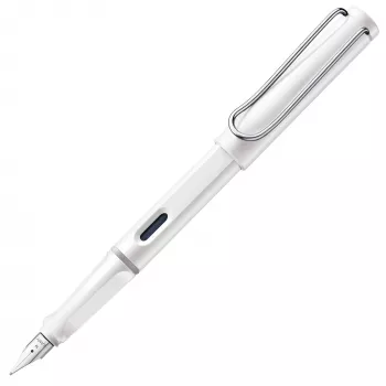LAMY safari tintas pildspalva baltā krāsā ar smalku galu 1219677