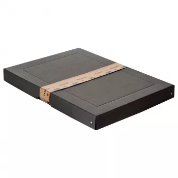 FALKEN PURE dokumentu glabāšanas kaste 500 lapām, melna, 32,0 x 44,0 x 4,0 cm, 22001680000F