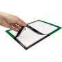 MAGNETOPLAN HOLTZ magnetofix informācijas rāmis DIN A4, zaļš, ar vāku, abpusējs, pašlīmējošs 1131905