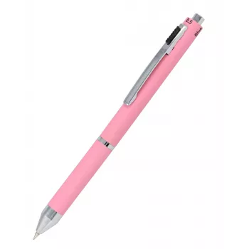 ONLINE 4-krāsu lodīšu pildspalva Multipen rožu, sarkana/zila/melna/pelēka 32075/3D