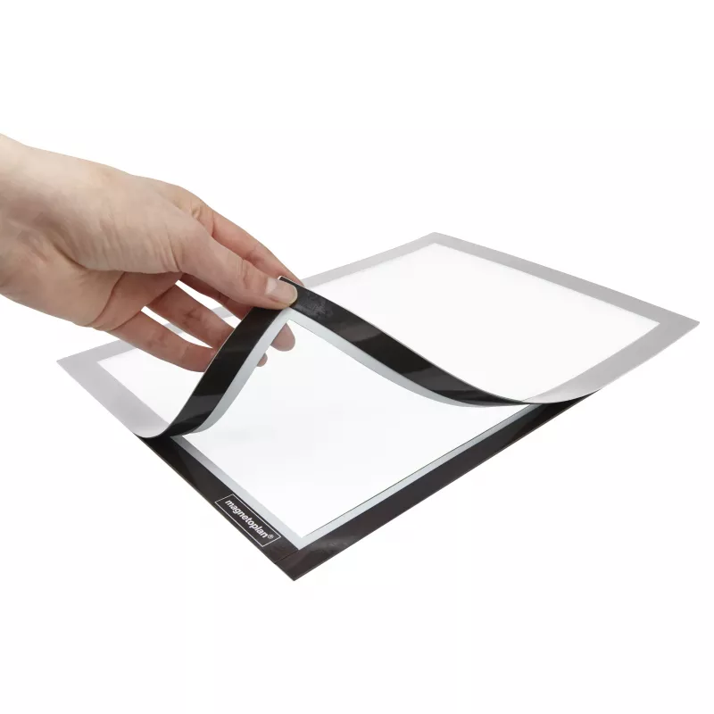 Magnetoplan Info Frame magnetofix DIN A3 sudraba, atverams abpusējs pašlīmējošs 1132032