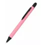 ONLINE SCHREIBGERÄTE ALU Stylus lodīšu pildspalva ar kapacitatīvo stylus uzgali, rozā, zila tinte, 1 gab. (32121/3D)