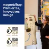 MAGNETOPLAN HOLTZ Tāfeles piederumu komplekts Blue - dzēsējs un magnētiskā paplāte (1230914)