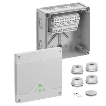 SPELSBERG Abox SL-10² sadales kārba, IP55/IP66, max. 10 mm², pelēka 81044001