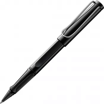 LAMY safari rullīšu pildspalva spīdīgi melna ar melnu tinti 1239949